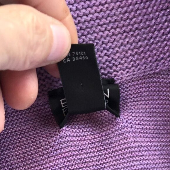 Eileen Fisher Womens Cardigan & Tank Set Size XS Lot Of Two Purple Casual Chic - Picture 8 of 11